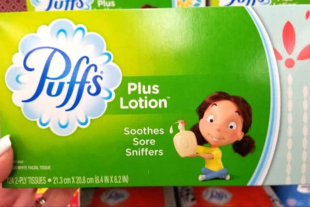Puffs Plus Lotion Facial Tissue, as Low as $1.89 on Amazon card image