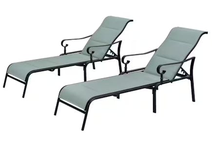 Hampton Bay Chaise Lounge Set