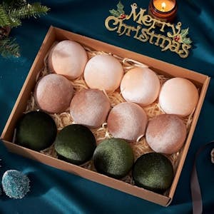 Velvet Christmas Ornaments