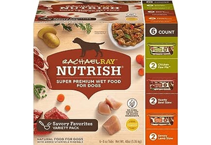 Rachael Ray Nutrish Wet Dog Food 6-Pack