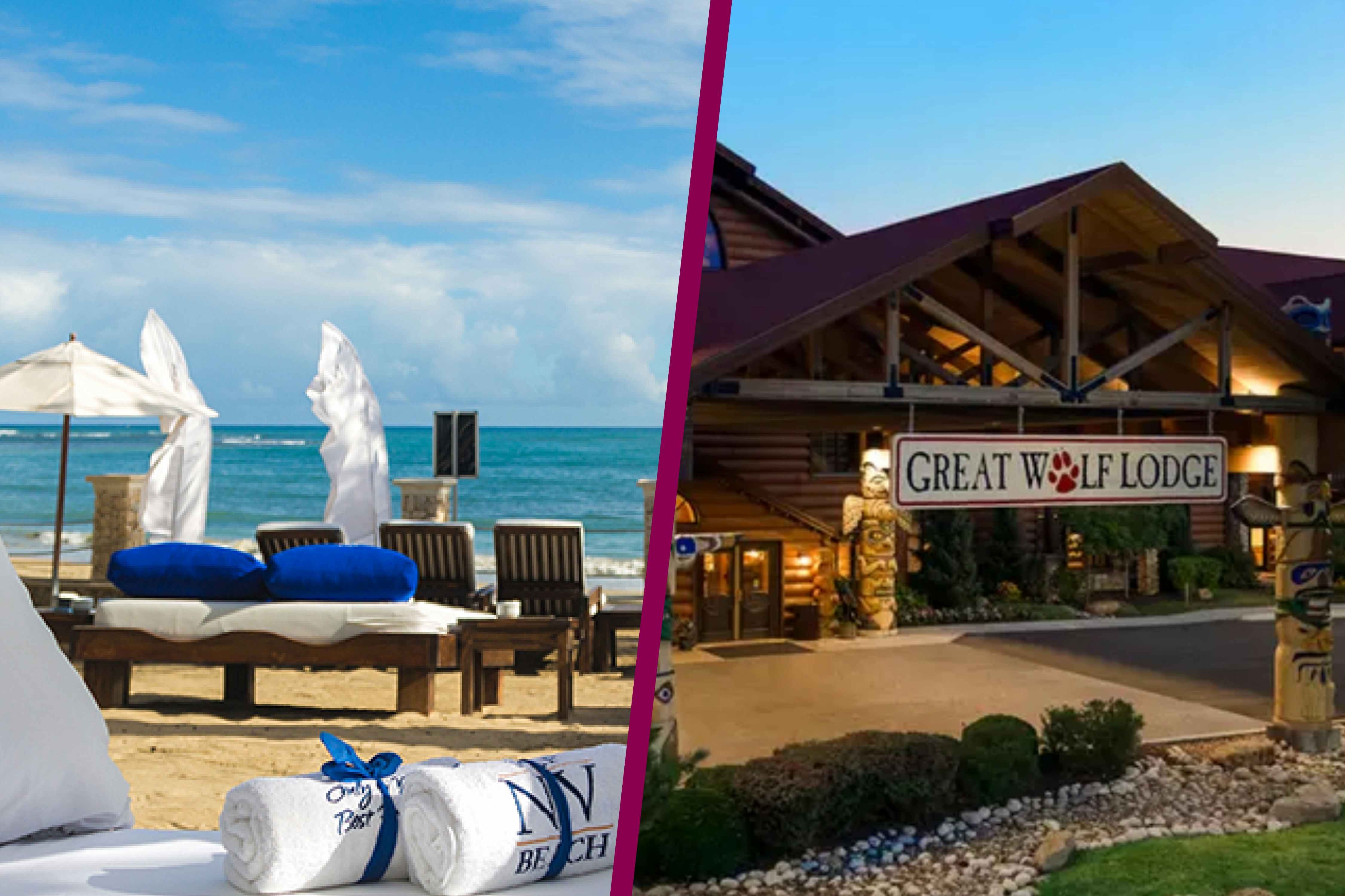 Incredible Getaways at Groupon: $80 Beach Vacations, $88 Great Wolf Lodge