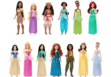 Mattel Disney Princess Dolls Pack