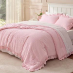 Bedsure Ruffle Bedding Set