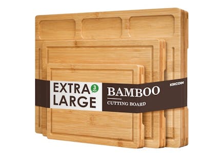 Bamboo Cutting Board Set