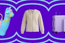 Polly Pocket playset, Time and Tru jacket, Travelhouse luggage
