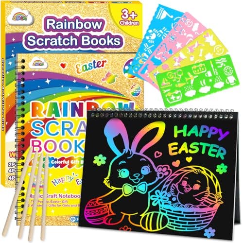 Rainbow Scratch Notebooks 2-Pack