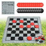 3-In-1 Giant Checkers Game