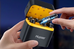 Pack of 8 Rechargeable AA Batteries and Charger, Just $11.69 on Amazon card image