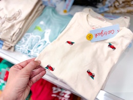 Kids' and Toddler Long Sleeve T-shirts, Starting at $3.32 at Target card image