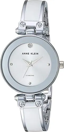 Women's Crystal Accented Bangle Watch