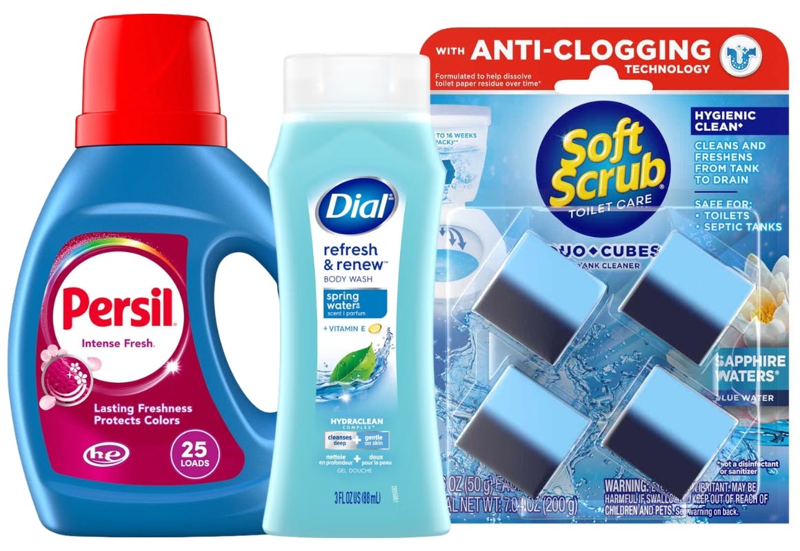 2 Persil + 1 Dial + 2 Soft Scrub