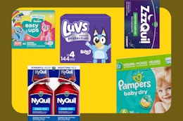 diapers and medicine