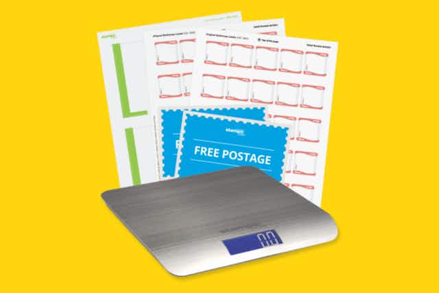 Free Stamps.com Trial: Includes $5 in Free Postage and a Free Digital Scale card image