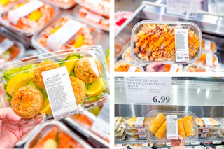 costco-prepared-meals-crab-cakes-bbq-chicken-mac-and-cheese-thai-chicken-wrap