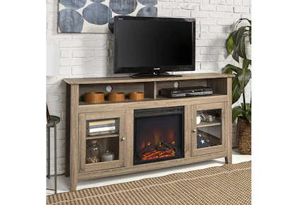 Walker Edison Fireplace TV Stand