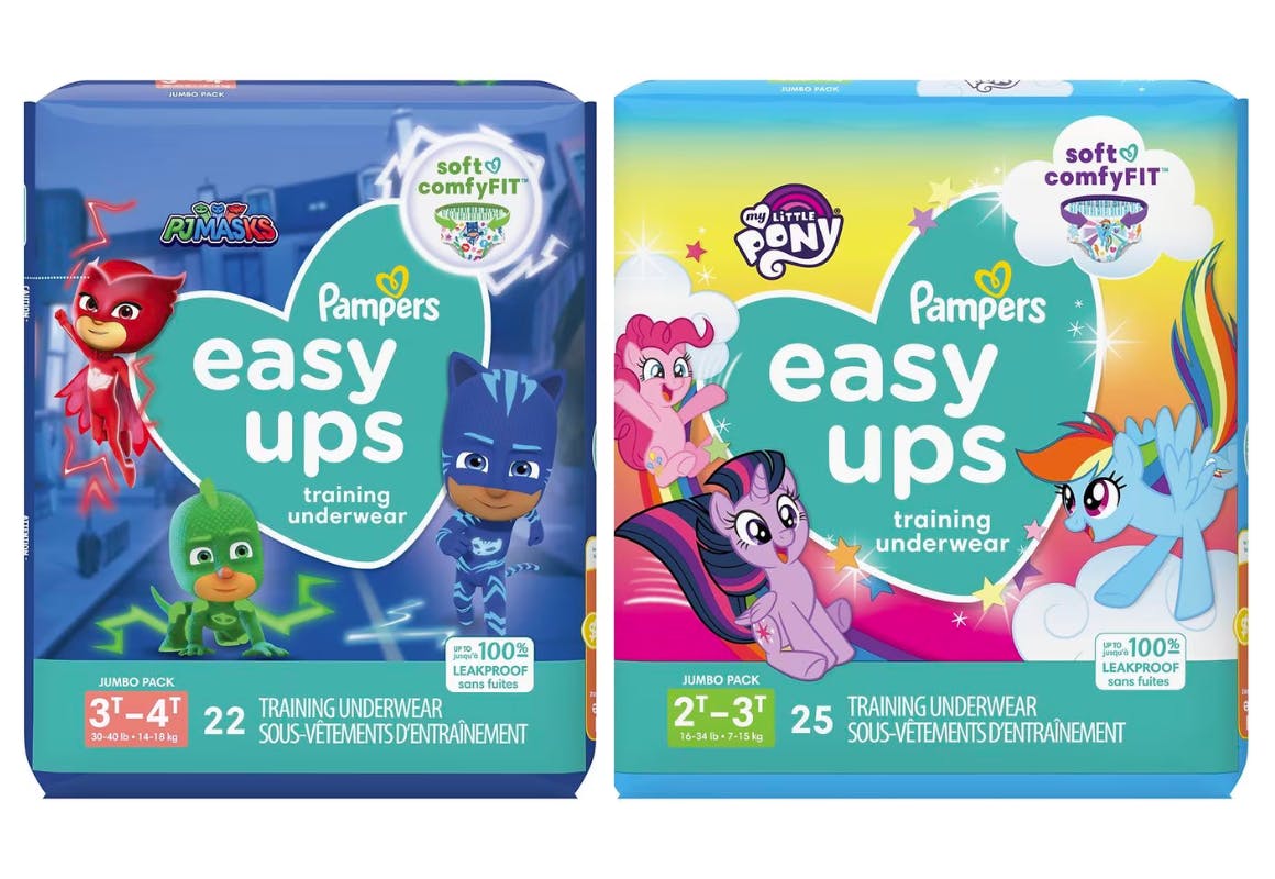 2 Pampers Easy Ups