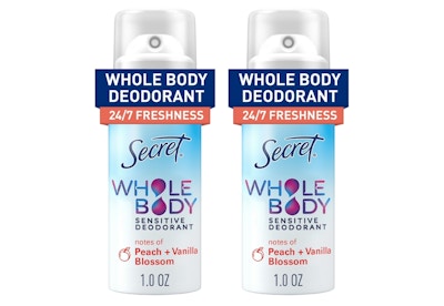 2 Secret Whole Body Deodorants