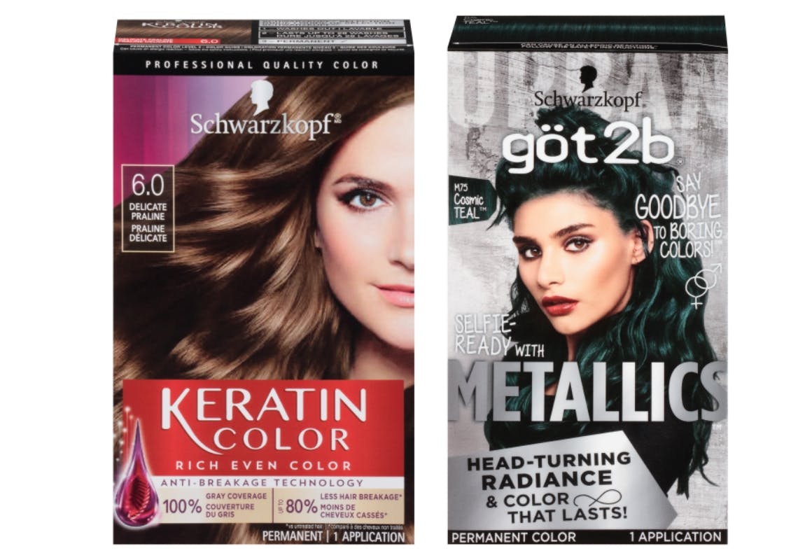 3 Schwarzkopf Hair Color Boxes