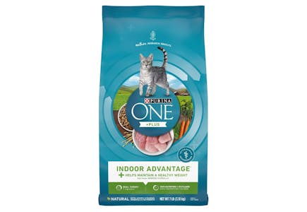 2 Purina One Dry Cat Food Bags