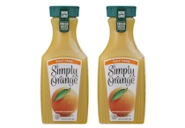2 Simply Orange Juice Bottles