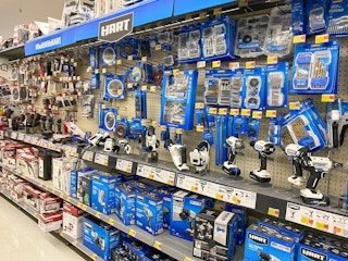 tool area at walmart