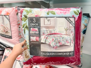 3 piece Reversible Comforter Sets on display at Macy's