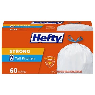 3 Hefty Kitchen Trash Bags Boxes