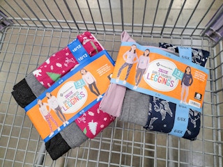 kids leggings in a cart