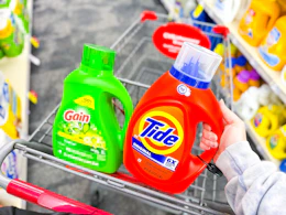 tide and gain detergents in a cvs cart