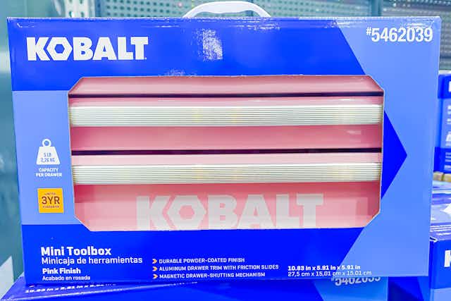 Get This Viral Pink Mini Tool Box for Under $20 at Lowe’s (In Store Only) card image
