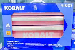 Kobalt Pink Mini Tool Box at Lowe's