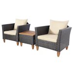 Rattan Patio Conversation Set