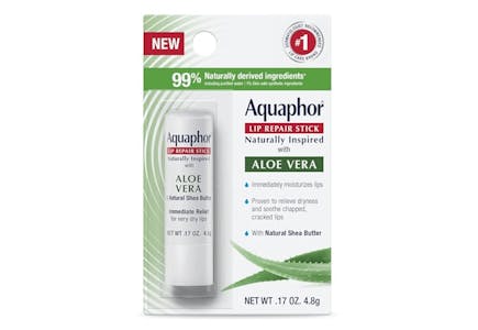 2 Aquaphor Lip Repair Sticks