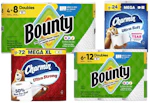 2 Bounty + 2 Charmin