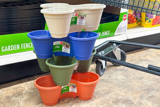 Bestselling Stackable Planters Are Back — Just $1.25 at Dollar Tree