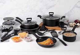 This 32-Piece Aluminum Cookware Set Is Only $50 at Macy’s (Reg. $133) card image