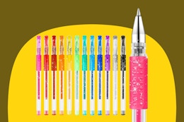 Scented Glitter Gel Pens Are Under $5 on Amazon card image