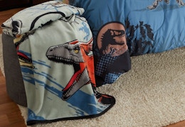 Jurassic World Twin Blanket, $14 at Walmart (Reg. $27) card image