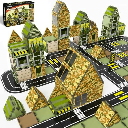 Magnetic Tiles Army Building Set
