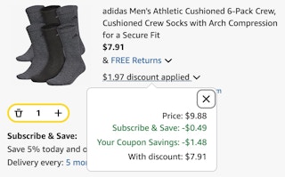 adidas socks cart