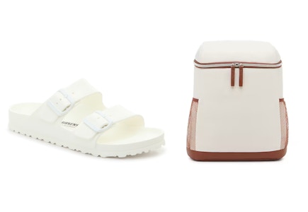 Birkenstock Sandals and Cooler Backpack