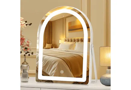 Lighted Vanity Touchscreen Mirror