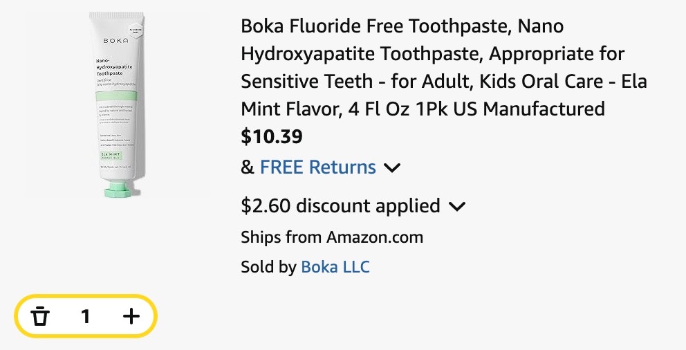 Boka Fluoride Free Toothpaste