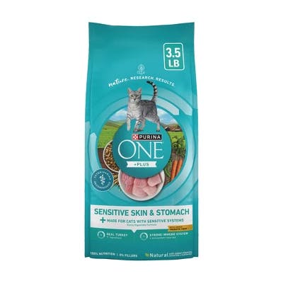 2 Purina ONE Cat Food Bags
