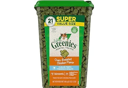 3 Greenies Feline Cat Treats