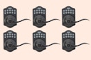 a 6-pack of amazon basics keypads