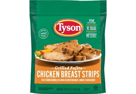 Tyson Fajita Frozen Chicken Strips
