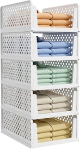 Stackable Closet Organizer 5-Pack
