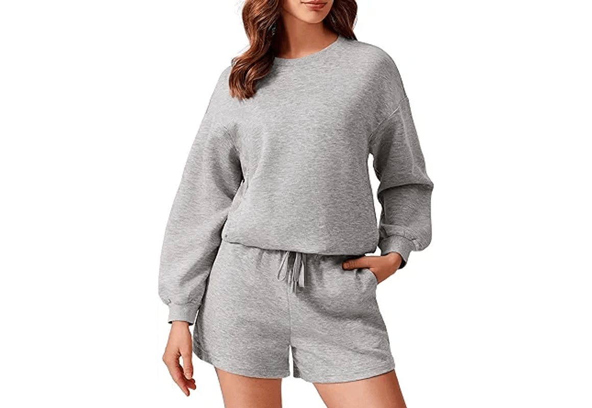Sweatshirt and Shorts Set