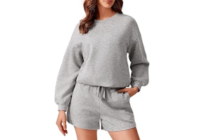 Sweatshirt and Shorts Set